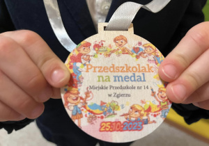 Medal z okazji Pasowania na przedszkolaka.