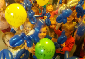 zabawa z balonami 1